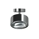 Top Light LED Deckenleuchte PUK MAXX TURN, Ø 12cm, 10W 2700K, CRi 90, dreh-/schwenkbar, dimmbar, ohne Linse, chrom matt