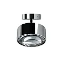 Top Light LED Deckenleuchte PUK MAXX TURN, Ø 12cm, 10W 2700K, CRi 90, dreh-/schwenkbar, dimmbar, ohne Linse, chrom