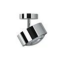 Top Light LED Deckenleuchte PUK MAXX TURN, Ø 12cm, 10W 2700K, CRi 90, dreh-/schwenkbar, dimmbar, ohne Linse, chrom