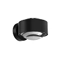 Top Light LED Wandleuchte PUK MAXX WALL, Up/Down, Ø 12cm, 20W 2700K, CRi 90, dimmbar, starr, ohne Linse, schwarz matt