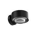 Top Light LED Wandleuchte PUK MAXX WALL, Up/Down, Ø 12cm, 20W 2700K, CRi 90, dimmbar, starr, ohne Linse, schwarz matt