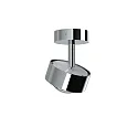 LED Deckenleuchte PUK MINI TURN, Ø 8cm, 8W 2700K, CRi 90, dreh- und schwenkbar, dimmbar, ohne Linse, chrom