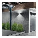 Top Light LED Außenwandleuchte PUK MAXX WALL OUTDOOR, IP44, Ø 12cm, 20W 2700K, CRi 90, starr, ohne Linse, weiß matt