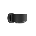 LED Außenwandleuchte PUK MAXX WALL OUTDOOR, IP44, Ø 12cm, 20W 2700K, CRi 90, starr, ohne Linse, schwarz matt