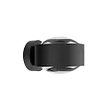 Top Light LED Außenwandleuchte PUK MAXX WALL OUTDOOR, IP44, Ø 12cm, 20W 2700K, CRi 90, starr, ohne Linse, schwarz matt