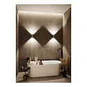 Top Light LED Außenwandleuchte PUK MAXX WALL OUTDOOR, IP44, Ø 12cm, 20W 2700K, CRi 90, starr, ohne Linse, schwarz matt