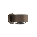 LED Außenwandleuchte PUK MAXX WALL OUTDOOR, IP44, Ø 12cm, 20W 2700K, CRi 90, starr, ohne Linse, soft braun