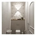 Top Light LED Außenwandleuchte PUK MINI WALL OUTDOOR, IP44, Ø 8cm, 16W 2700K, CRi 90, starr, ohne Linse, soft braun