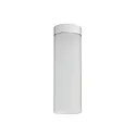 Deckenleuchte DELA BOX, zylindrisch, direkt / indirekt, E27, Metall / Glas, Weiß matt (White Edition)