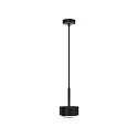 LED Pendelleuchte PUK MAXX LONG ONE, Ø 12cm, Down, 12W 2700K, CRi 90, ohne Linse, schwarz matt