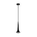 LED Pendelleuchte LOOK AT ME, 230V, 8W 2700K, 600lm, CRI90, IP20, ohne Linse, schwarz matt / chrom