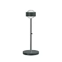 Top Light LED Tischleuchte PUK MINI EYE TABLE, Ø 8cm/H 37cm, 20W 2700K, CRi 95, starr, ohne Linse, anthrazit matt/chrom