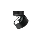 Top Light LED Deckenleuchte PUK MINI MOVE, Ø 8cm, 8W 2700K, CRi 90, dreh-/schwenkbar, ohne Linse, schwarz matt/chrom