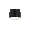 Top Light LED Deckenleuchte PUK MINI MOVE, Ø 8cm, 8W 2700K, CRi 90, dreh-/schwenkbar, ohne Linse, schwarz matt/chrom