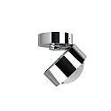 Top Light LED Deckenleuchte PUK MINI MOVE, Ø 8cm, 8W 2700K, CRi 90, dreh-/schwenkbar, ohne Linse, chrom