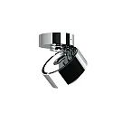 Top Light LED Deckenleuchte PUK MINI MOVE, Ø 8cm, 8W 2700K, CRi 90, dreh-/schwenkbar, ohne Linse, chrom