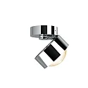 Top Light LED Deckenleuchte PUK MINI MOVE, Ø 8cm, 8W 2700K, CRi 90, dreh-/schwenkbar, ohne Linse, chrom