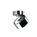 Top Light LED Deckenleuchte PUK MINI MOVE, Ø 8cm, 8W 2700K, CRi 90, dreh-/schwenkbar, ohne Linse, chrom
