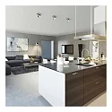 Top Light LED Deckenleuchte PUK MINI MOVE, Ø 8cm, 8W 2700K, CRi 90, dreh-/schwenkbar, ohne Linse, chrom