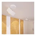 Top Light LED Deckenleuchte PUK MAXX MOVE, Ø 12cm, 10W 2700K, CRi >90, dreh-/schwenkbar, ohne Linse, weiß matt/chrom