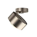 Top Light LED Deckenleuchte PUK MAXX MOVE, Ø 12cm, 10W 2700K, CRi >90, dreh-/schwenkbar, ohne Linse, nickel matt