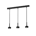 LED Pendelleuchte PUK MINI CHOICE DROP, 3-flammig, Up/Down, 48W 2700K, CRi 90, dimmbar, ohne Linse, schwarz matt