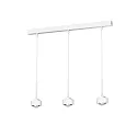 LED Pendelleuchte PUK MINI CHOICE DROP, 3-flammig, Up/Down, 48W 2700K, CRi 90, dimmbar, ohne Linse, weiß matt