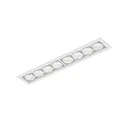 LED Deckeneinbauleuchte LINOO 8.0, rechteckig, 8-flammig, 16W, 2700/3000K, 800lm, IP20, weiß