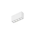 LED Deckenaufbauleuchte LINOO SURFACE 4.0, rechteckig, 4-flammig, 10W, 2700/3000K, 400lm, IP20, weiß
