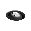 LED Einbaustrahler RONY 1.0, IP20, 300/500mA, 7/10W 3000K, CRi >90, schwarz