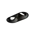 Einbaustrahler DEEP 2.0 PAR16, 2x GU10 max. 12W, Schwarz