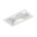 LED Deckeneinbau-Strahler PLANO 2.0, IP20, 2-flammig, 17V, 12/18W, CRi >90, kardanisch, 2700K 15°, mattweiß
