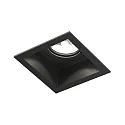 LED Deckeneinbau-Strahler PLANO IP44 1.0, IP44/20, 1-flammig, 17V, 6/9W, CRi >90, starr, 2700K 15°, mattschwarz