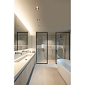 LED Recessed spot PLANO IP44 1.0, 350/500mA, 7/10W 3000K, CRi >90, black