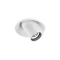 LED Halbeinbau-Strahler BLIEK ROUND 1.0, Zylinder-Spot, 17V, 6/9W, CRi >90, kardanisch, Clipfedern, 3000K 15°, weiß