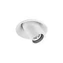 LED Einbaustrahler BLIEK ROUND 1.0, 350/500mA, 7/10W, 3000K, CRi >90, drehbar, schwenkbar, weiß