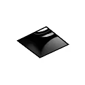 LED Deckeneinbau-Strahler STRANGE 1.0, IP20, 1-flammig, 17V, 6/9W, CRi >90, UGR <16, kardanisch, 3000K 15°, schwarz