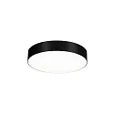 LED Wall /Ceiling luminaire ROBY 2.6, IP44, Ø 26.5cm, dimmable, white, 18W 3000K, black