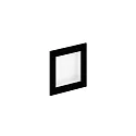 LED Wandeinbauleuchte LITO WALL REC 1.0 LED Orientierungsleuchte, 3000K B 2/3W 350/500mA 6V CRI90, schwarz matt