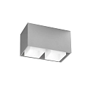 Wever & Ducré Ceiling luminaire BOX 2.0 PAR16, 2x GU10 max. 12W, aluminum