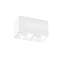 Wever & Ducré Ceiling luminaire BOX 2.0 PAR16, 2x GU10 max. 12W, white