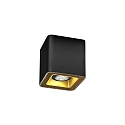 Wever & Ducré Ceiling luminaire DOCUS 1.0 PAR16, GU10 max. 12W, black