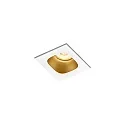 LED Einbaustrahler PIRRO 1.0, 1 Spot 4.5W 3000K, CRi >90, dimmbar, weiß-gold