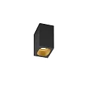 LED Ceiling luminaire PIRRO 1.0, 1 Spot, 4.5W 2700K, CRi >90, dimmable, black gold