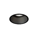 Deckeneinbau-Strahler DEEPER 1.0 PAR16, IP20, 230V, GU10 max. 12W, rückversetzt, starr, schwarz matt