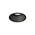 LED Deckeneinbau-Strahler DEEPER IP44 1.0, IP44/20, 17V, 6/9W, CRi >90, starr, Clipfedern, 3000K 15°, mattschwarz
