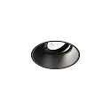 LED Einbaustrahler DEEP ADJUST PETIT TRIMLESS 1.0, IP20, 350mA, CRi >90, kardanisch, 6W 2700K 31°, dimmbar, mattschwarz