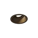 LED Einbaustrahler DEEP ADJUST PETIT 1.0, IP20, 350mA, CRi >90, kardanisch, Blattfedern, 6W 2700K 56°, bronze