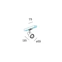 Wever & Ducré LED 1-Phasen-Schienenstrahler SARA 1.0, 8W 2700K, dimmbar, weiß