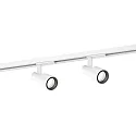LED 1-Phasen-Schienenstrahler SARA 1.0, 8W 3000K, dimmbar, weiß